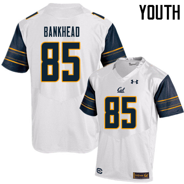 Youth #85 Greyson Bankhead Cal Bears UA College Football Jerseys Sale-White